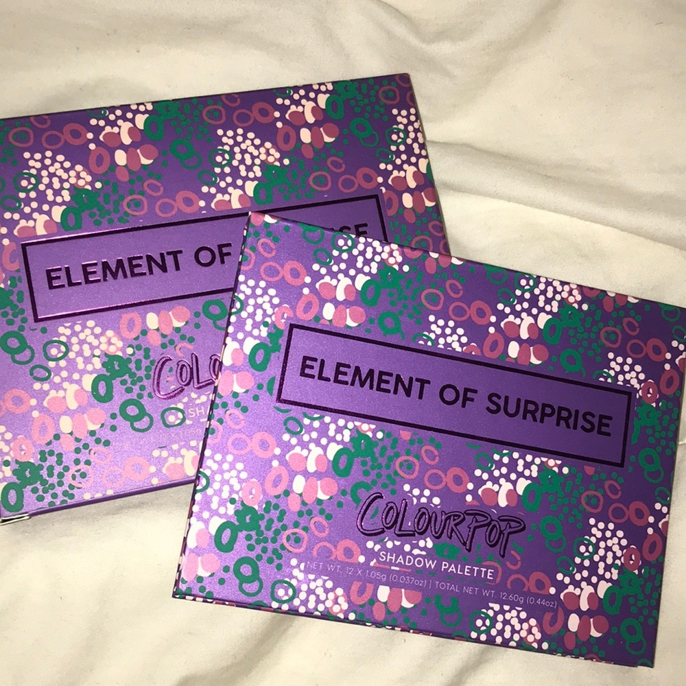 Colourpop element of surprise palette